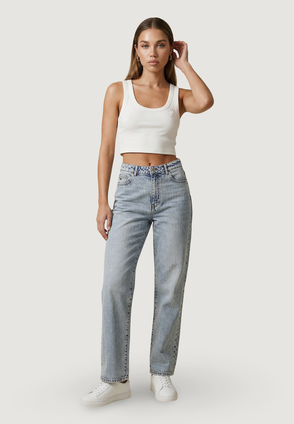 Tank top Guess Active SILVY RIB TANK TOP