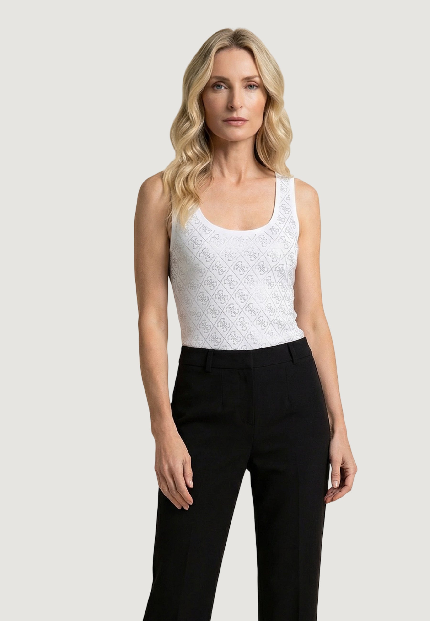 Canotta Guess SL 4G ALLOVER TANK TOP