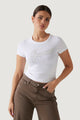T-shirt Guess SS CN RIB LOGO TEE