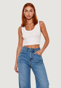 Tank top I am CROP TOP BASIC