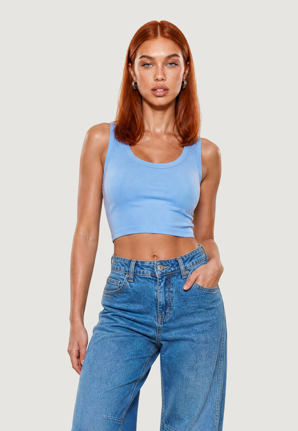 Canotta I am CROP TOP BASIC