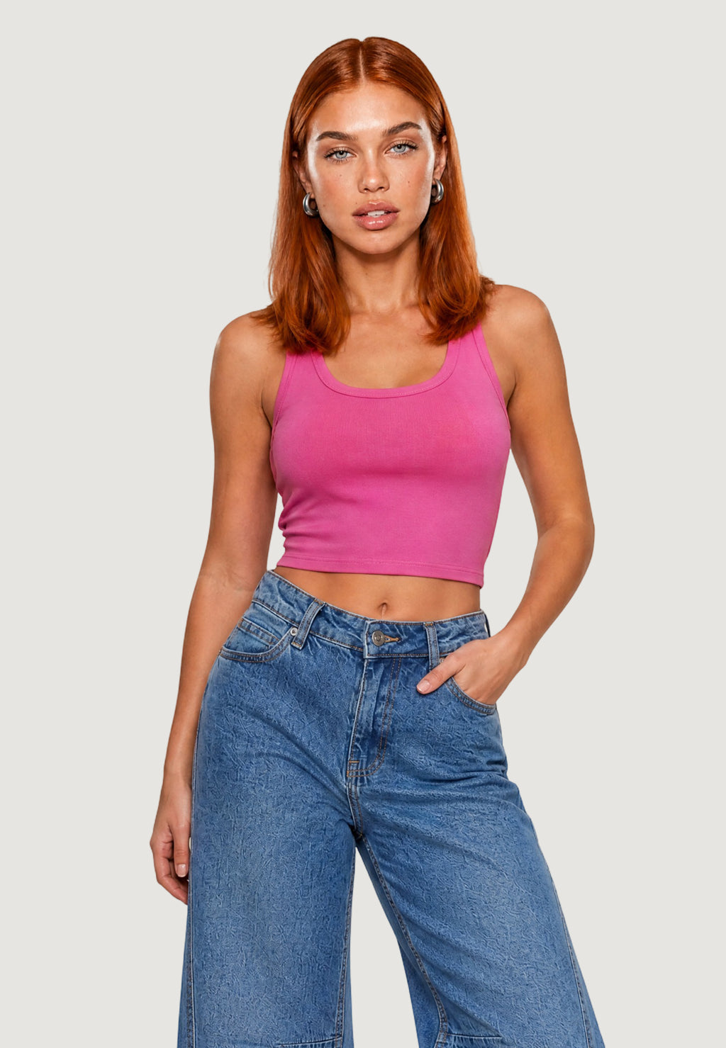 Canotta I am CROP TOP BASIC