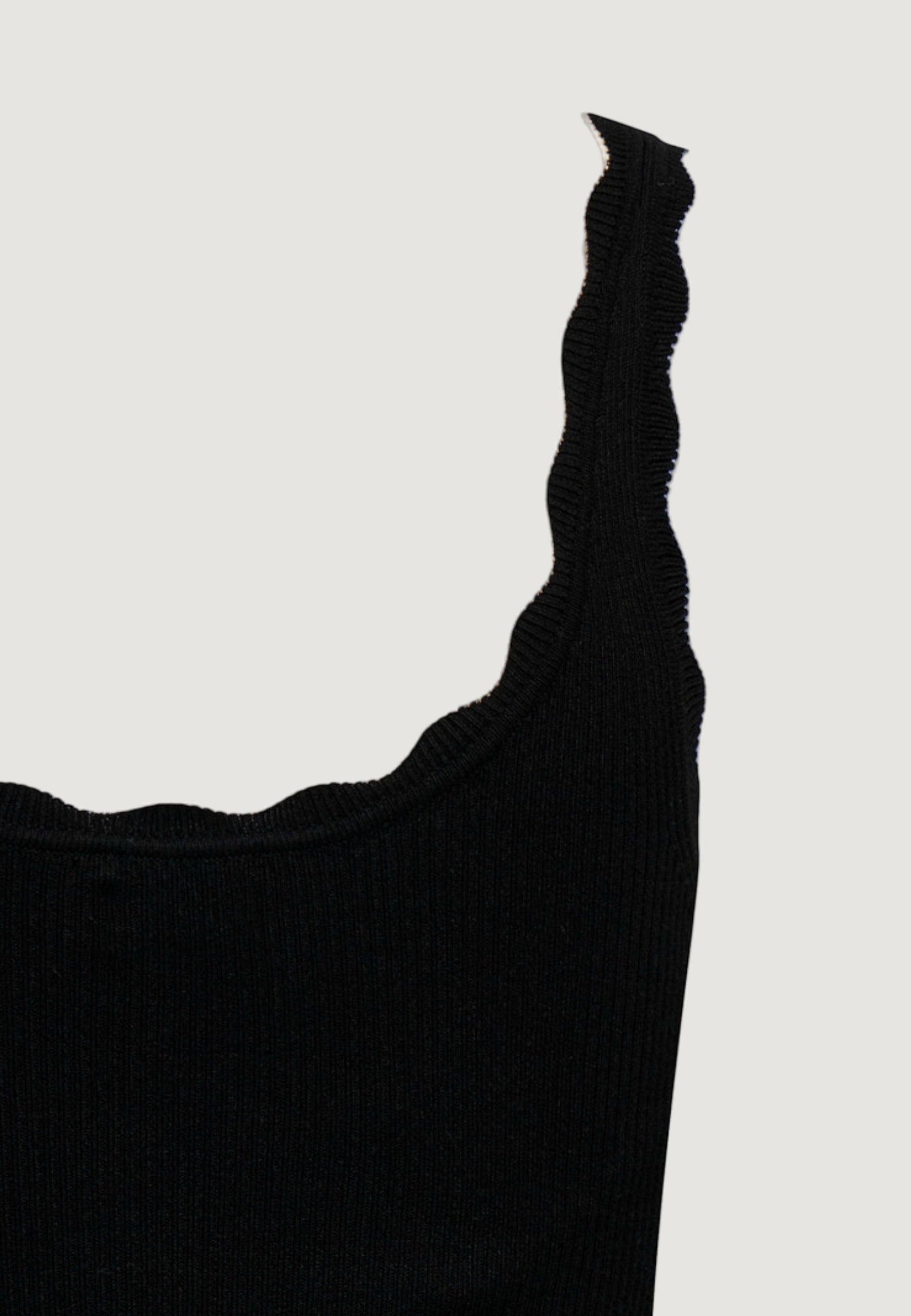 Canotta Jacqueline de Yong JDYNANNA S/L SCALLOP EDGE TOP KNT - 15290585