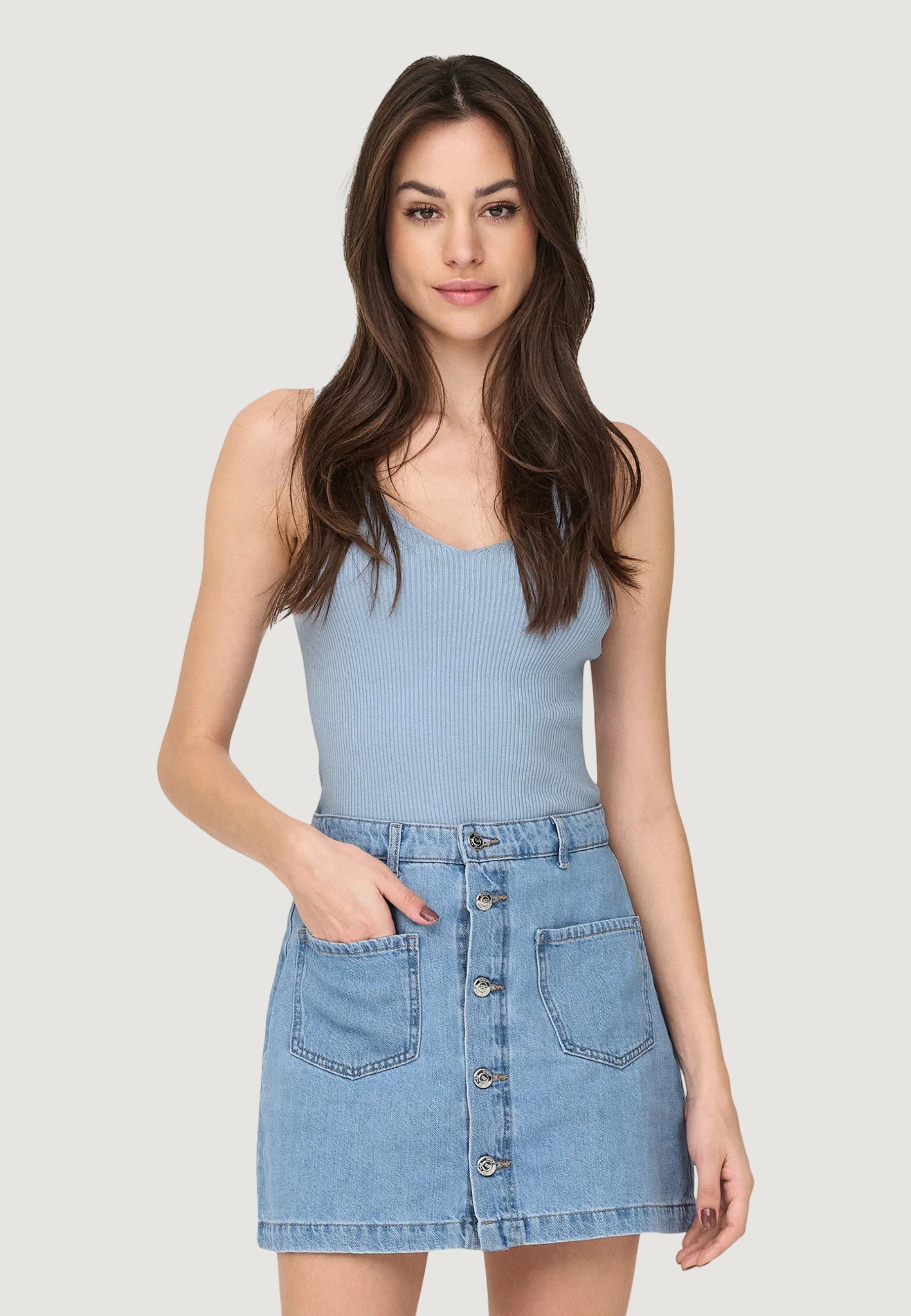 Canotta Jacqueline de Yong NANNA S/L TOP KNT NOOS