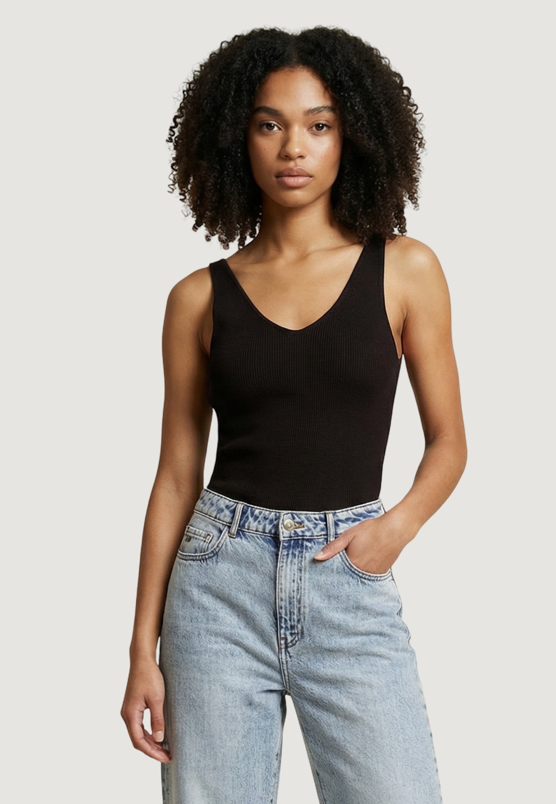 Canotta Jacqueline de Yong JDYNANNA S/L TOP KNT NOOS
