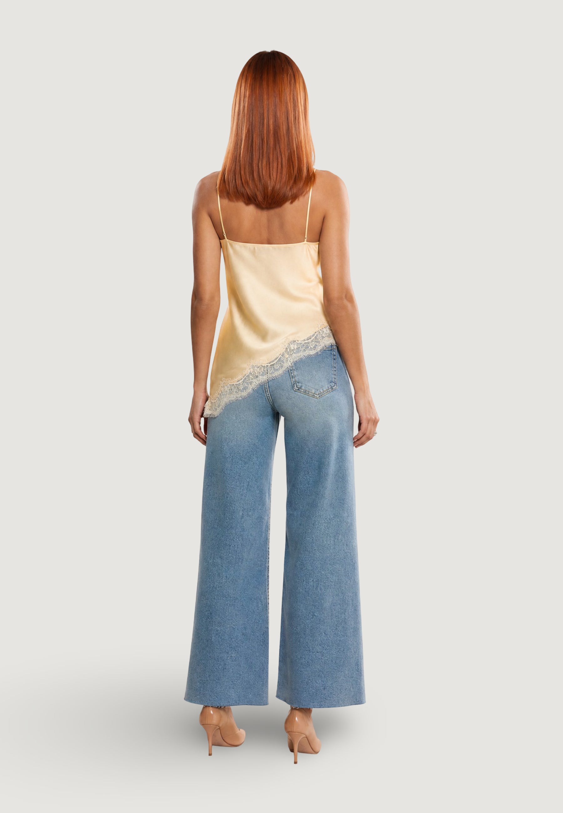 Canotta Jacqueline de Yong JDYFIFI S/L ASYM LACE SINGLET WVN NOOS