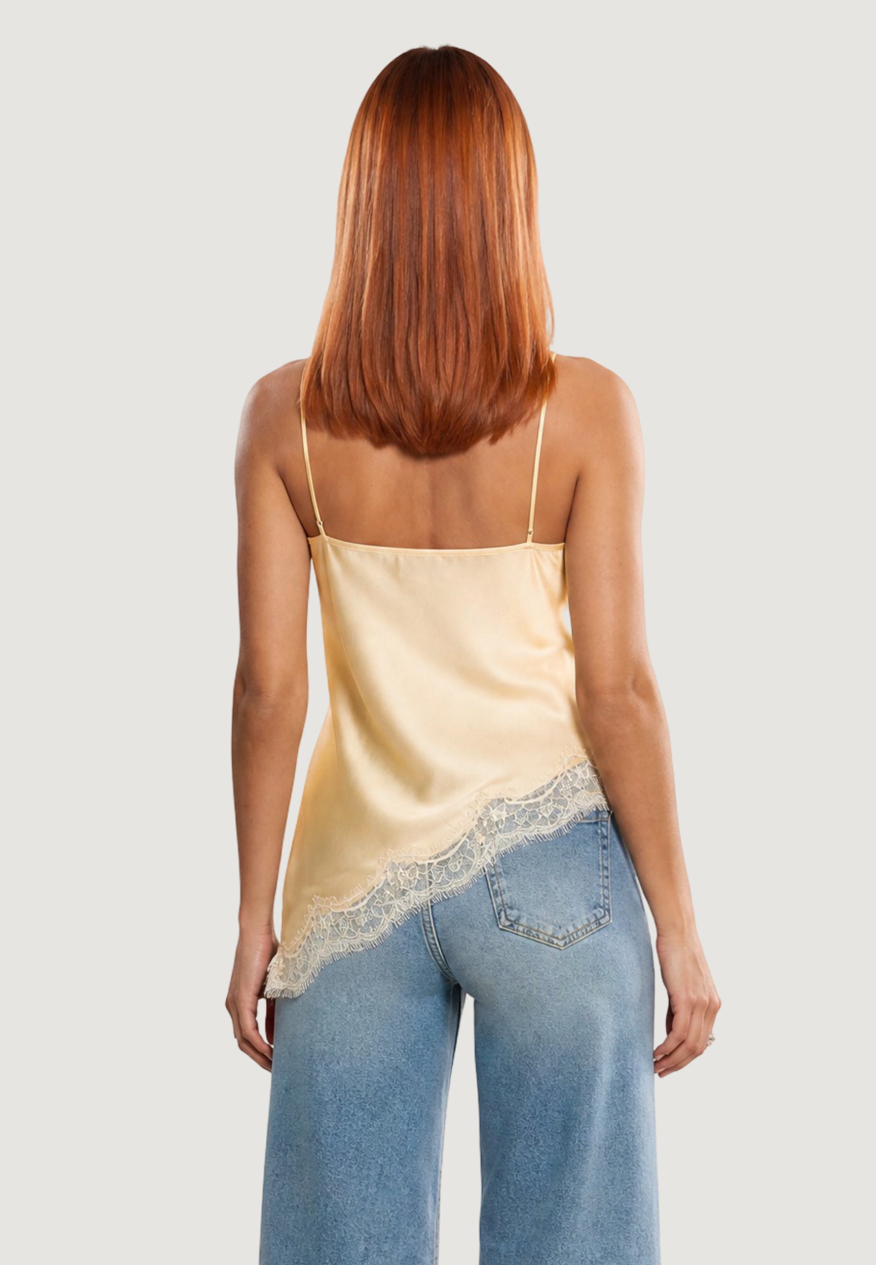 Canotta Jacqueline de Yong JDYFIFI S/L ASYM LACE SINGLET WVN NOOS