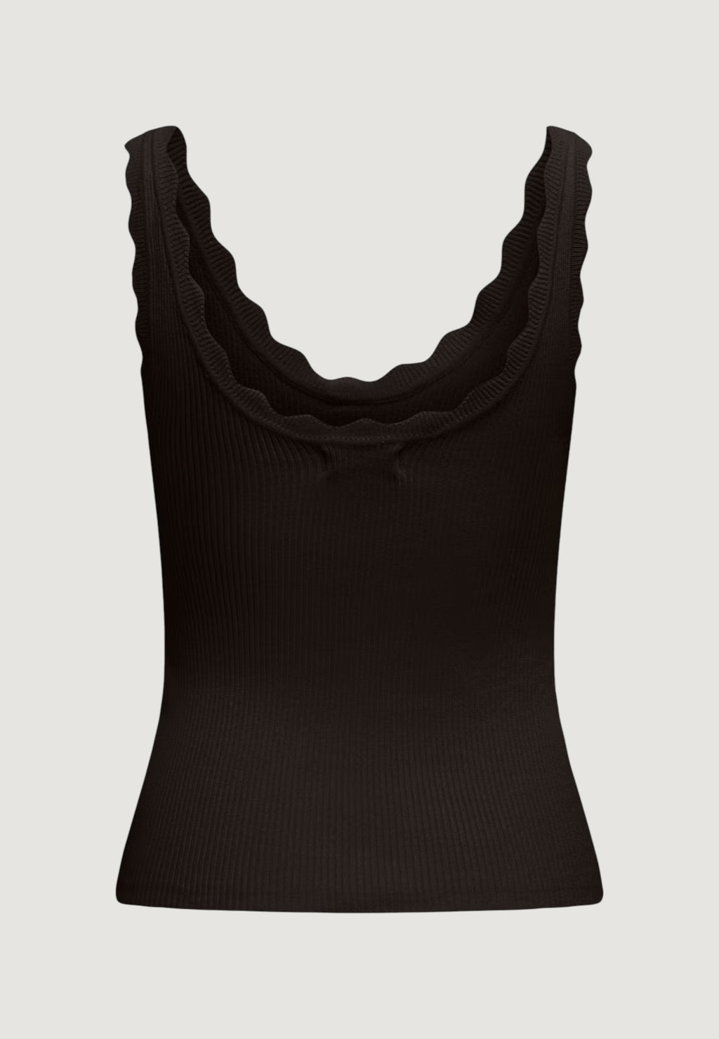 Canotta Jacqueline de Yong JDYNANNA S/L SCALLOP EDGE TOP KNT
