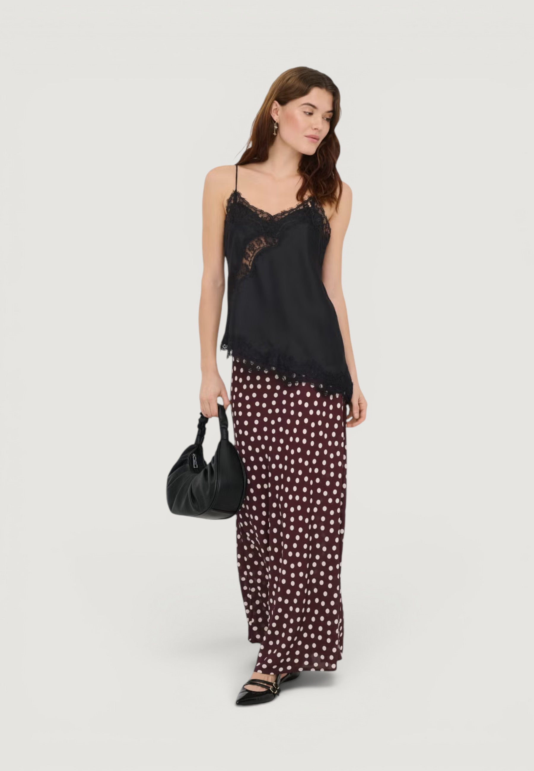 Canotta Jacqueline de Yong JDYFIFI S/L ASYM LACE SINGLET WVN NOOS