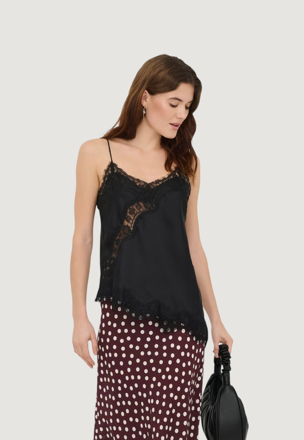 Canotta Jacqueline de Yong JDYFIFI S/L ASYM LACE SINGLET WVN NOOS