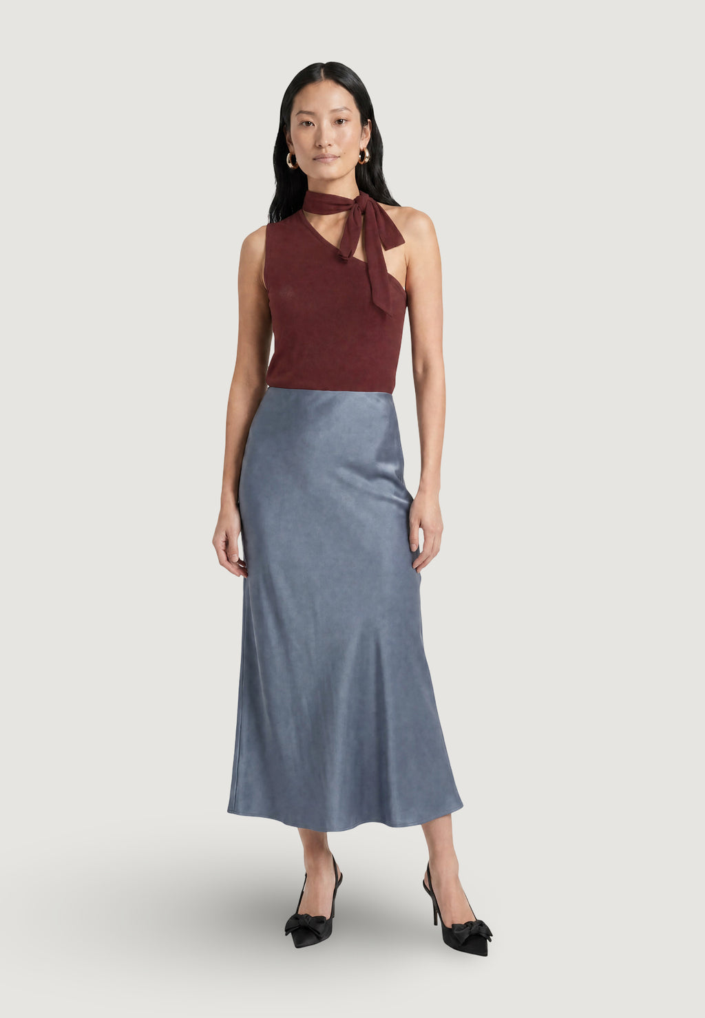 Canotta Jacqueline de Yong JDYMATI ONE SHOULDER SCARF TOP JRS EXP