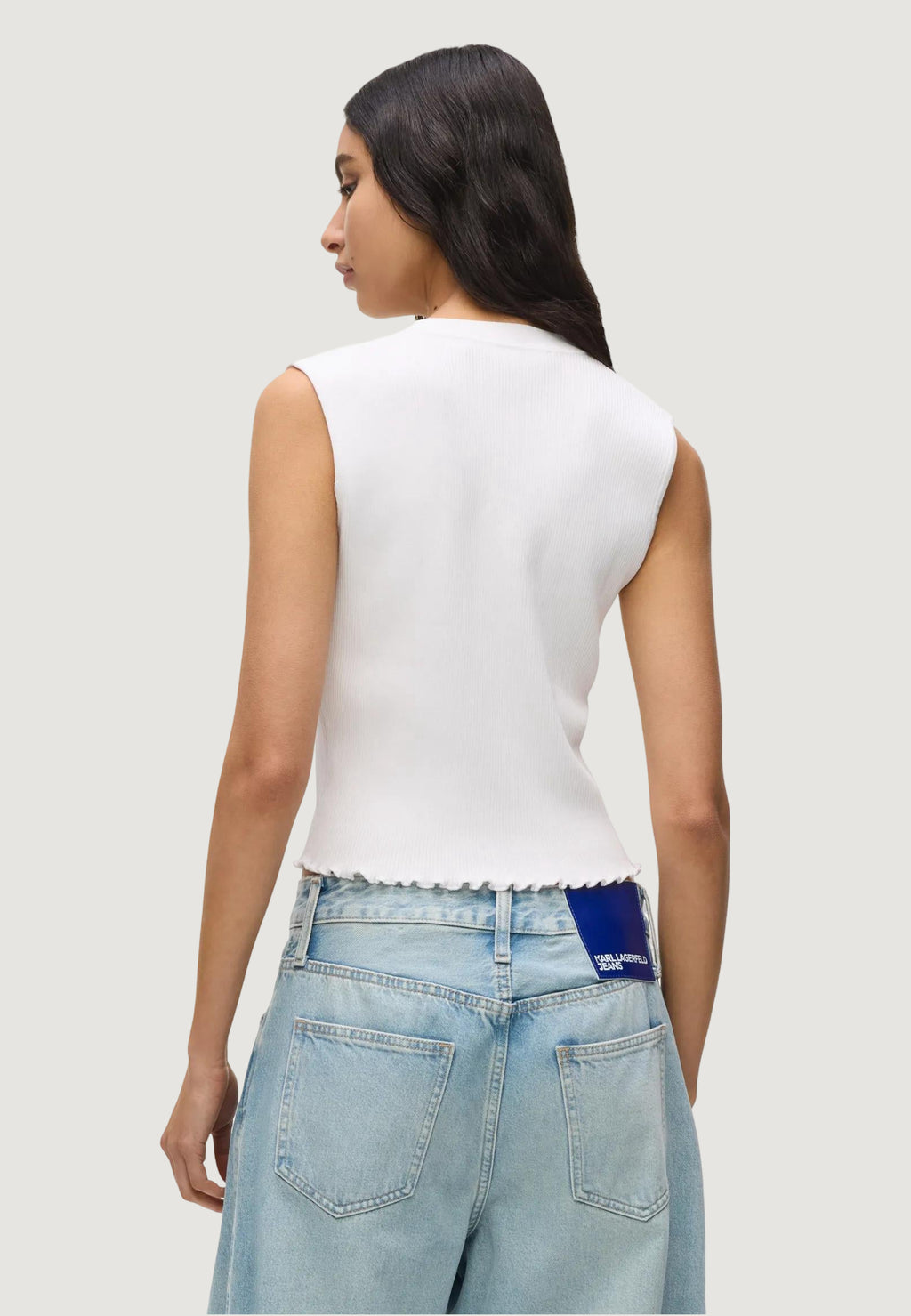 Tank top Karl Lagerfeld Jeans KLJ Light Knit Top