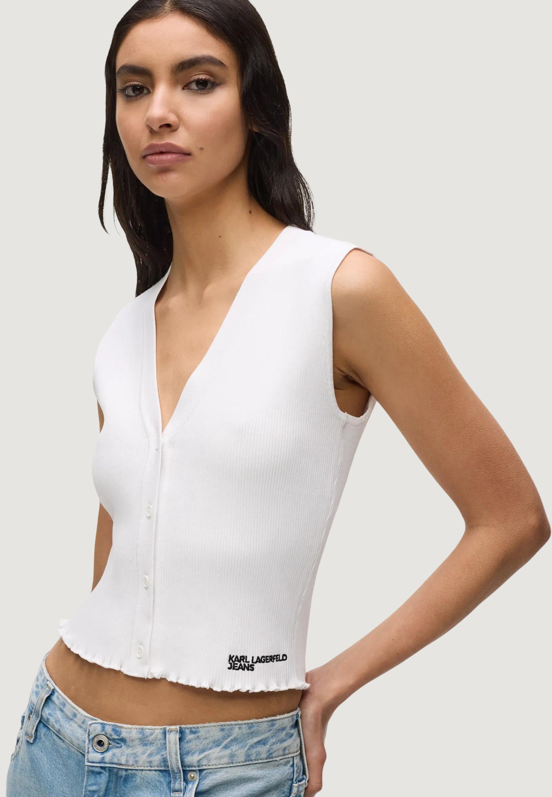 Tank top Karl Lagerfeld Jeans KLJ Light Knit Top