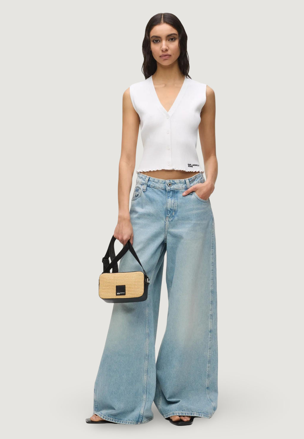 Tank top Karl Lagerfeld Jeans KLJ Light Knit Top