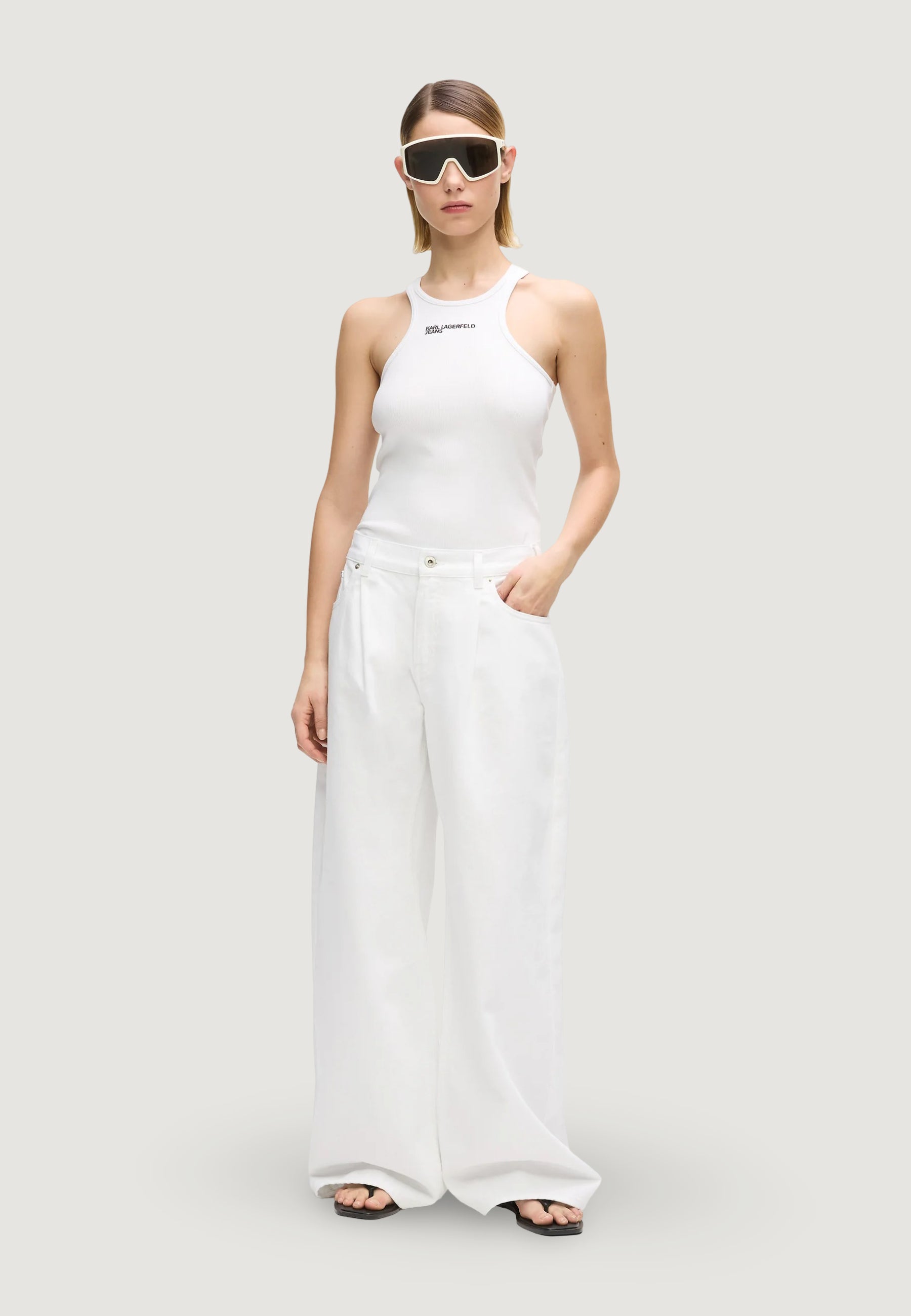 Canotta Karl Lagerfeld Jeans KLJ Ribbed