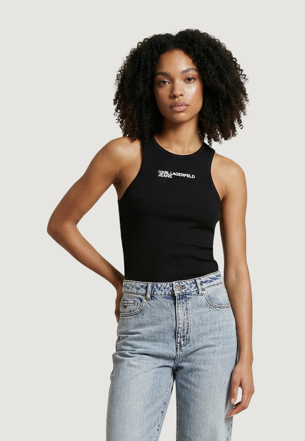 Tank top Karl Lagerfeld Jeans KLJ Ribbed