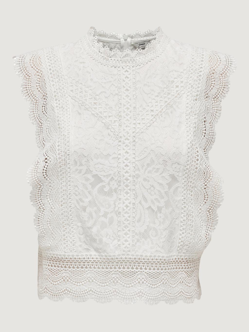 Top Only ONLKARO S/L LACE NOOS WVN