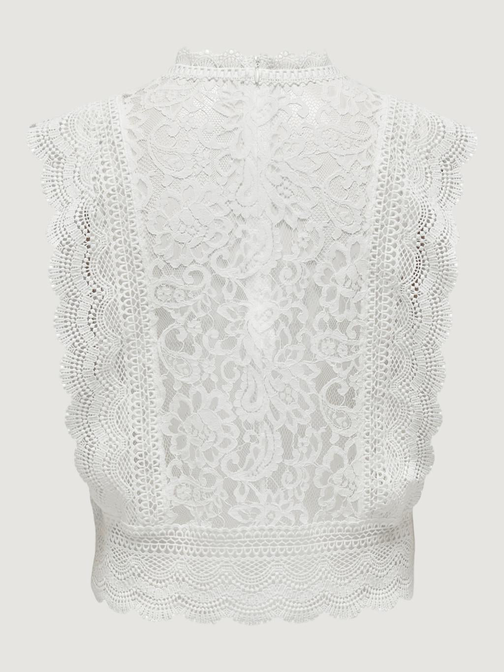 Top Only ONLKARO S/L LACE NOOS WVN