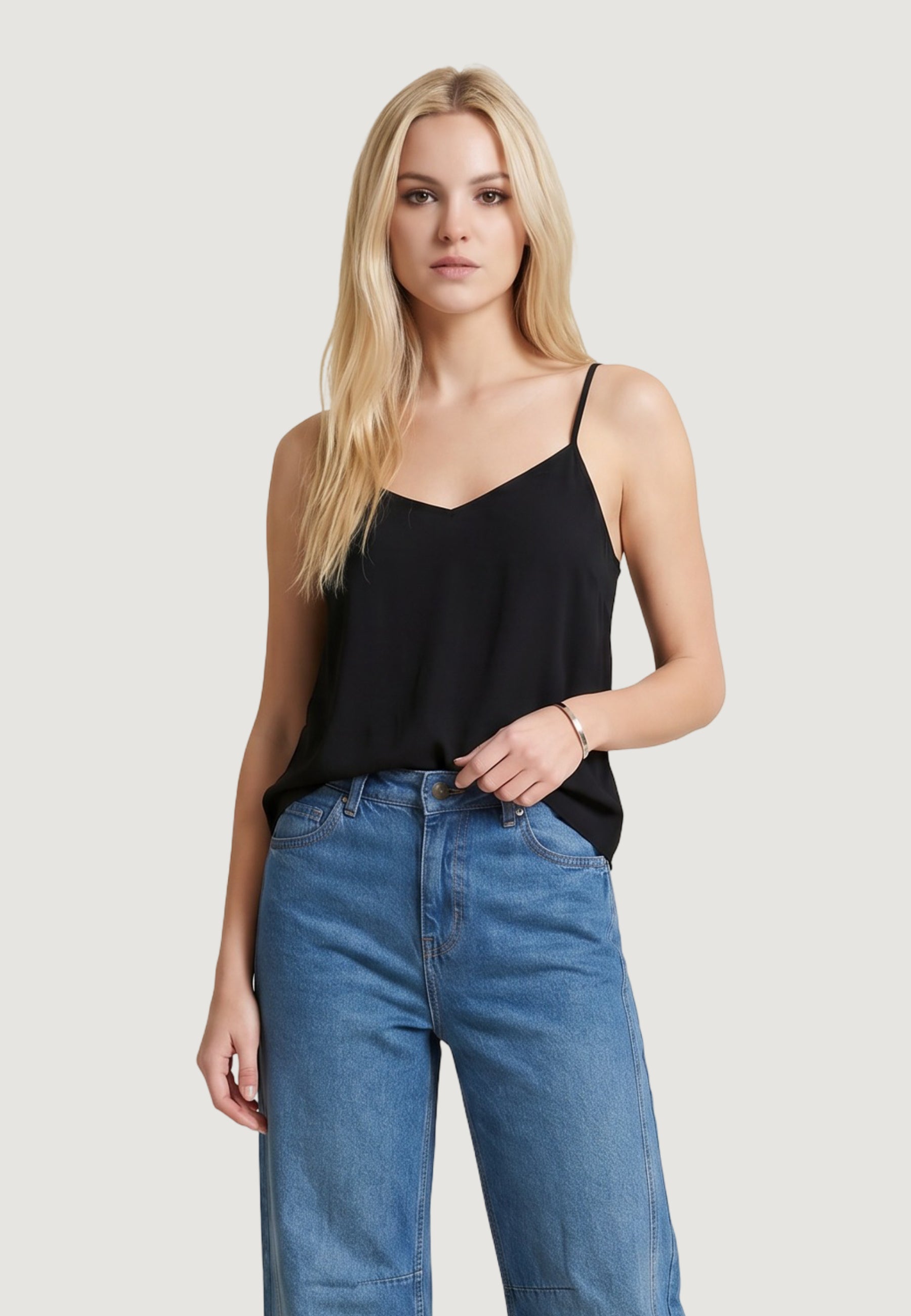 Tank top Only ONLNOVA LIFE VIS PARIS SINGLET WVN