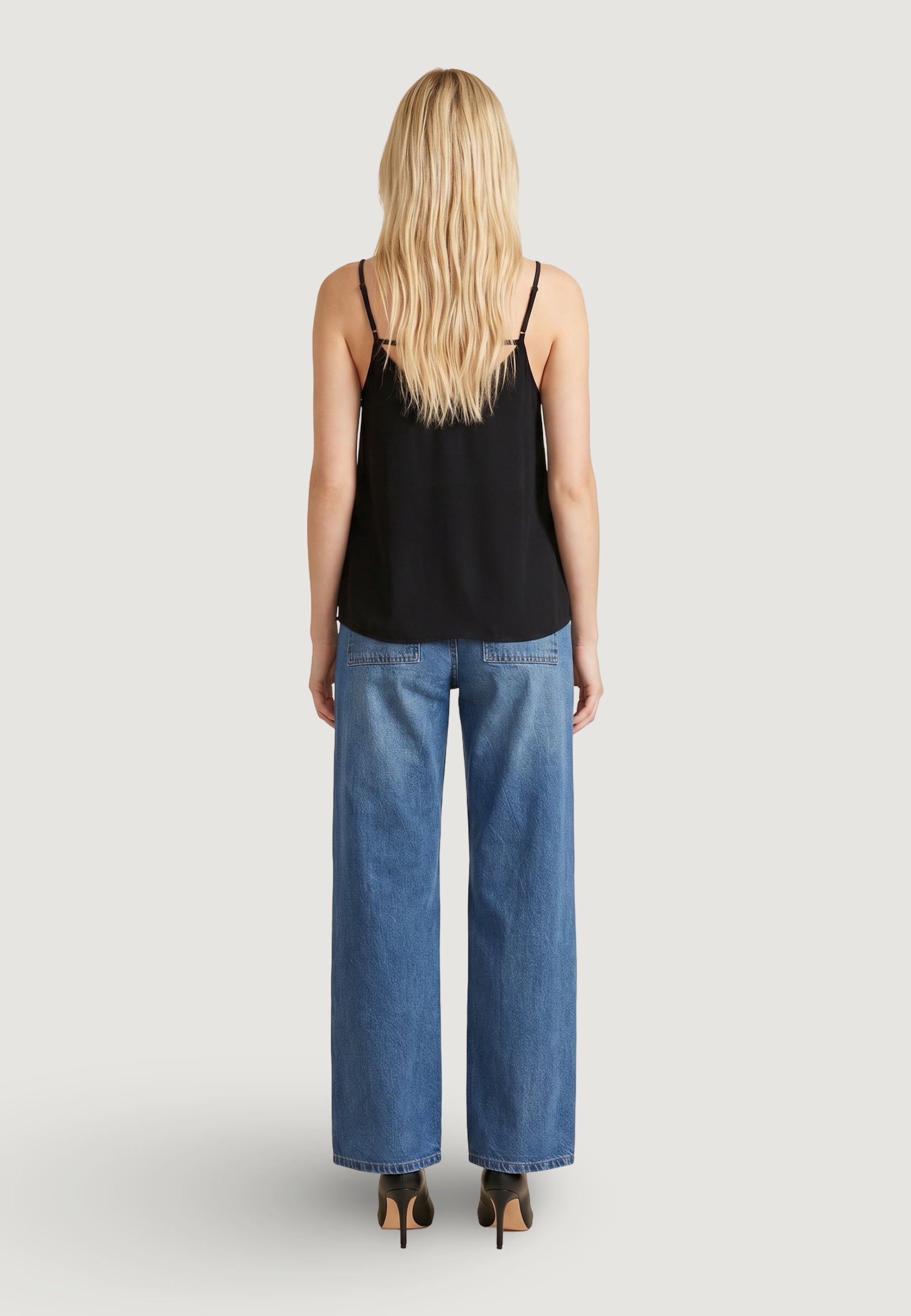 Tank top Only ONLNOVA LIFE VIS PARIS SINGLET WVN