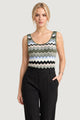 Tank top Street One zig-zag top
