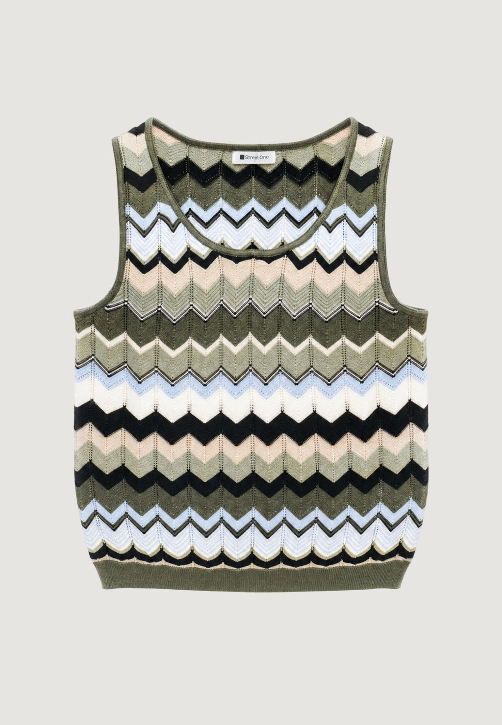 Tank top Street One zig-zag top