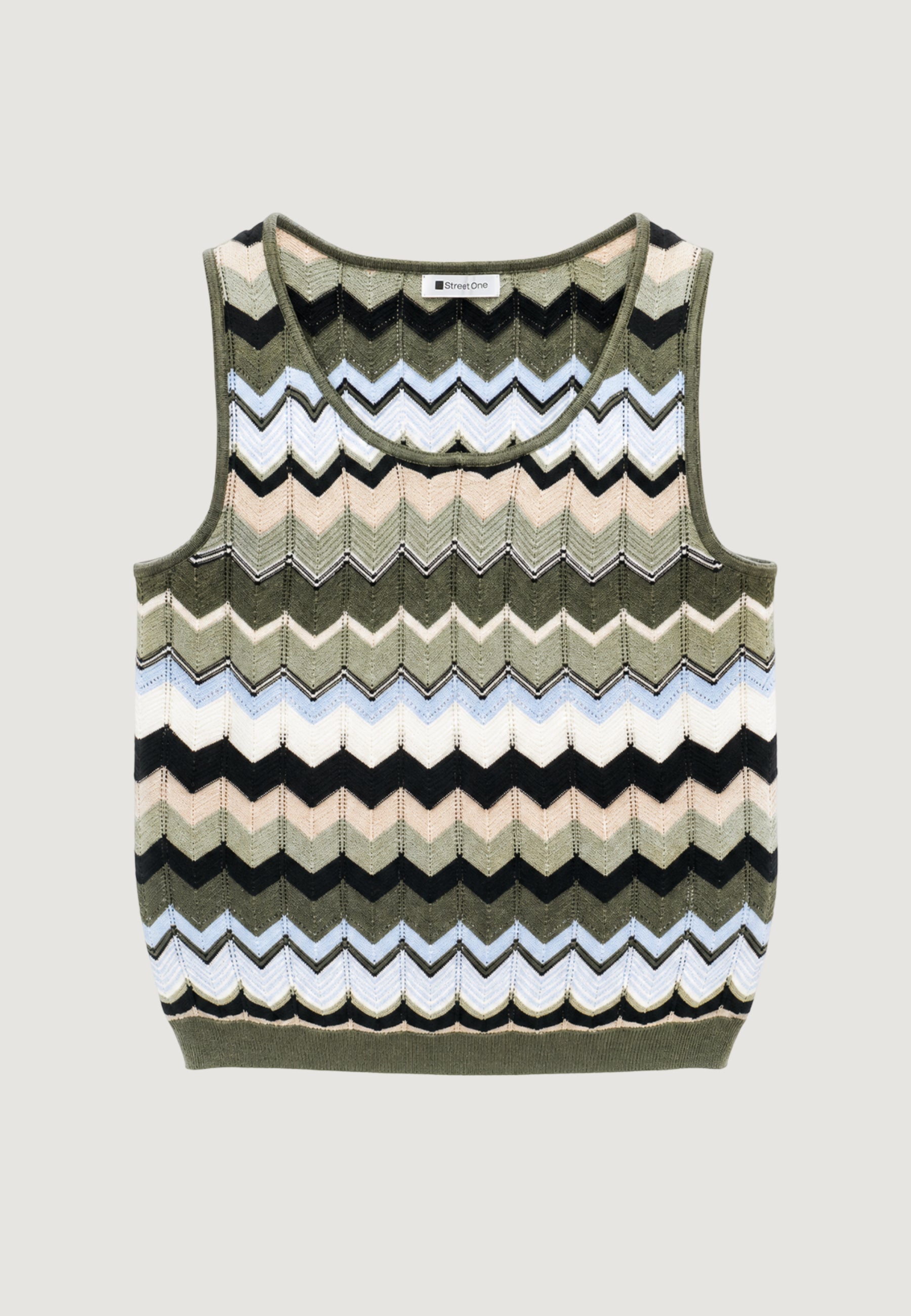 Tank top Street One zig-zag top