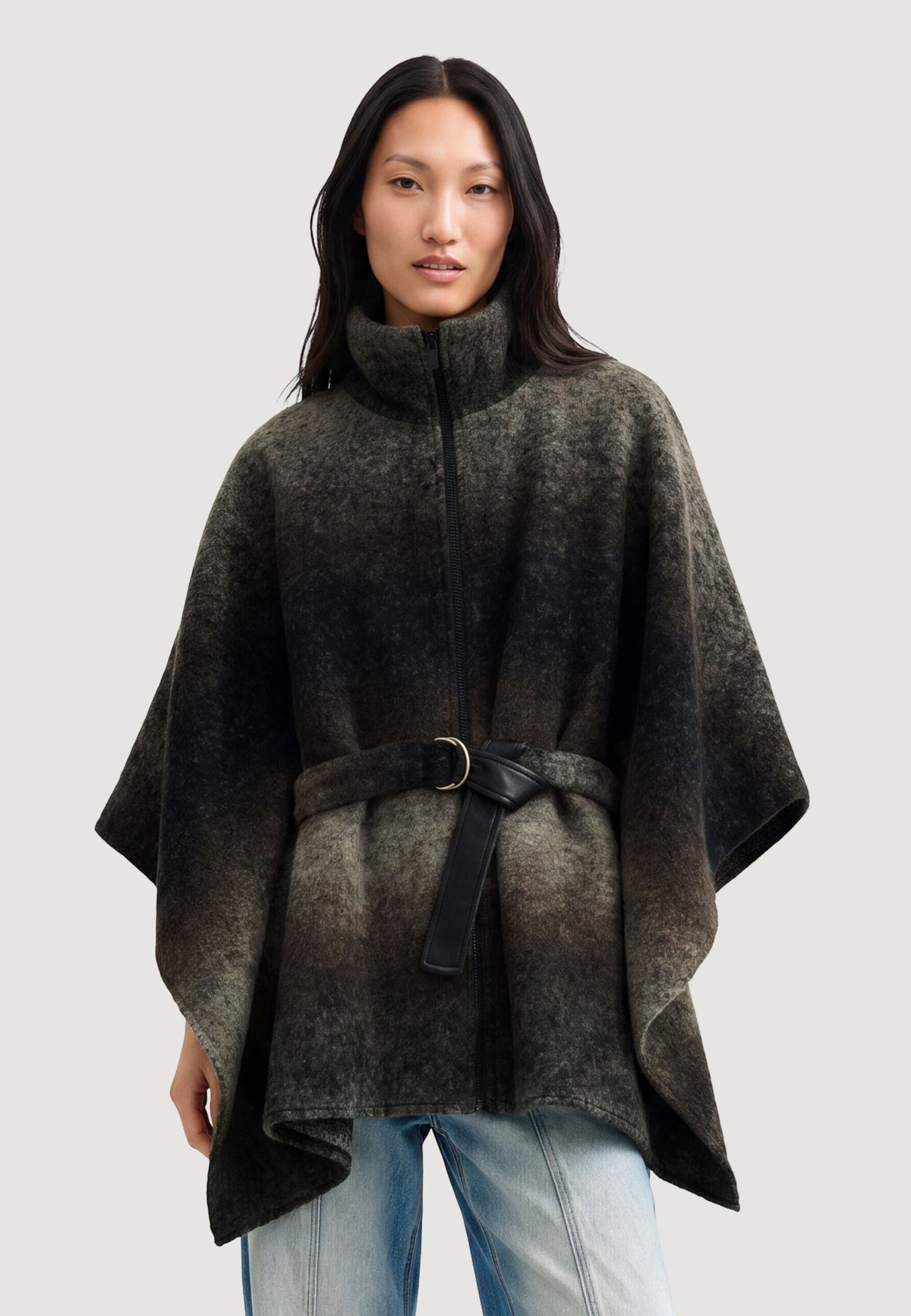 Mantella Desigual PONCHO_ALDAMA BELT