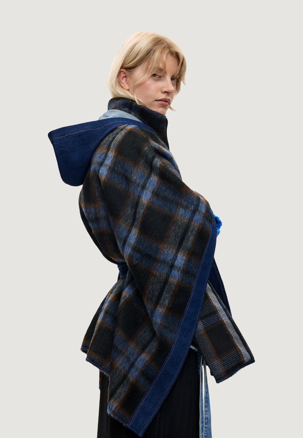 Mantella Desigual PONCHO_ALDAMA BELT DENIM