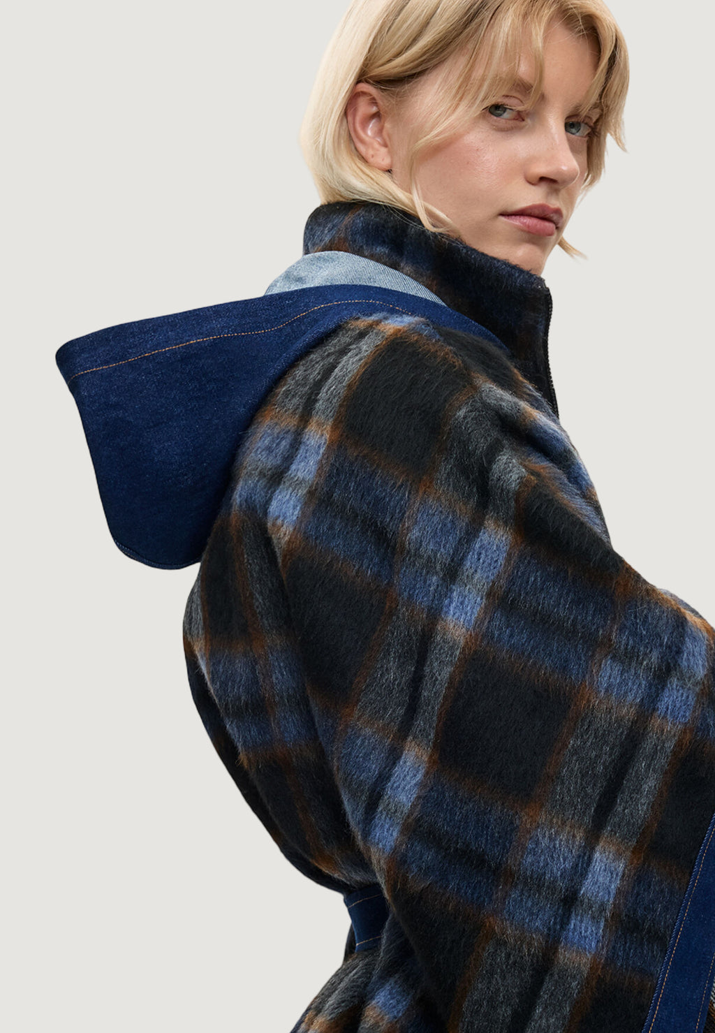 Mantella Desigual PONCHO_ALDAMA BELT DENIM