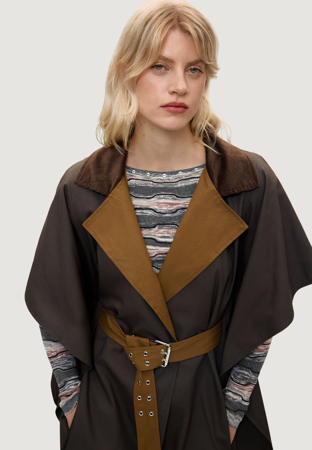 Hood Desigual PONCHO_TRENCHY WAX