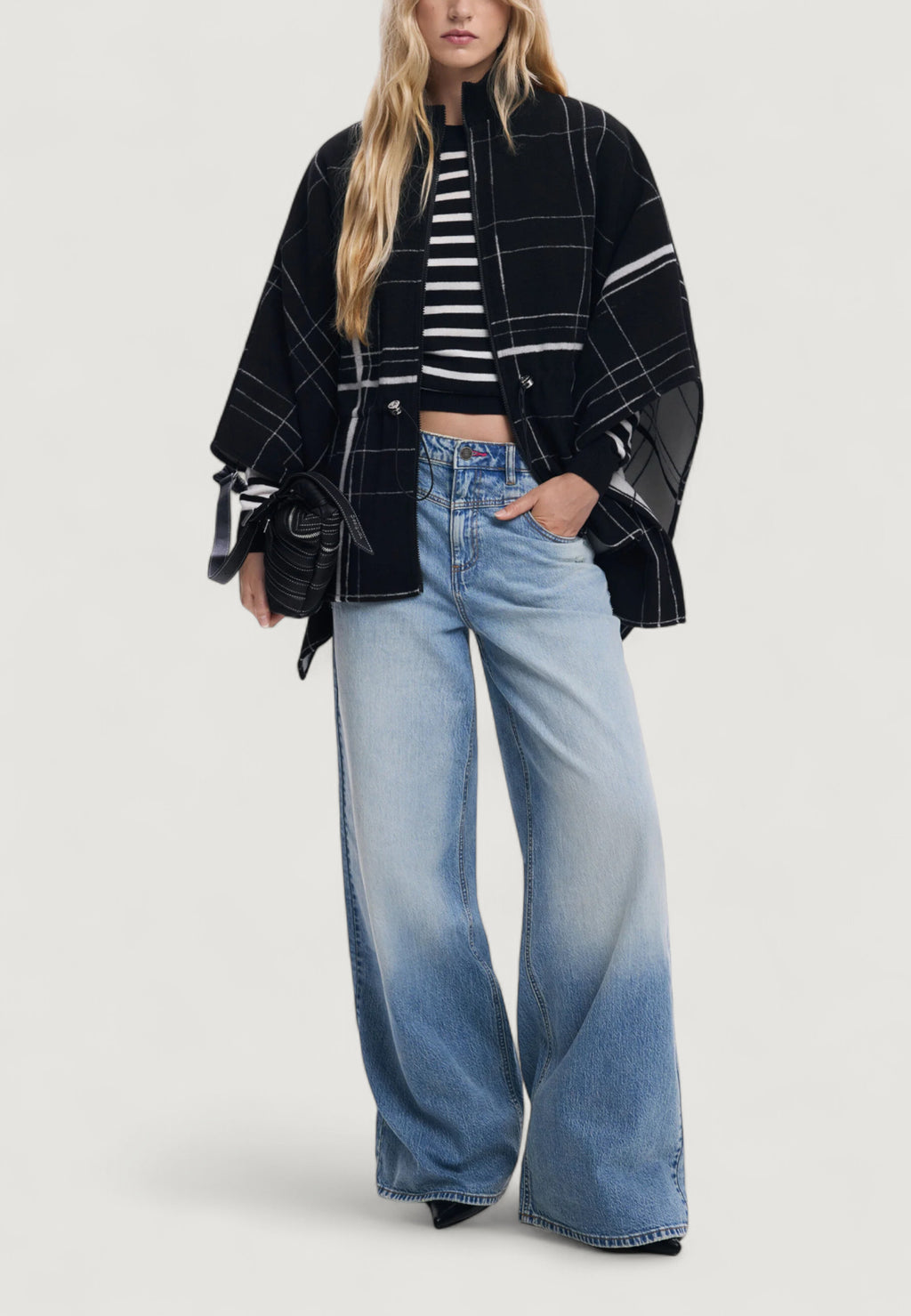 Hood Desigual PONCHO_CUADROS ALDAMA