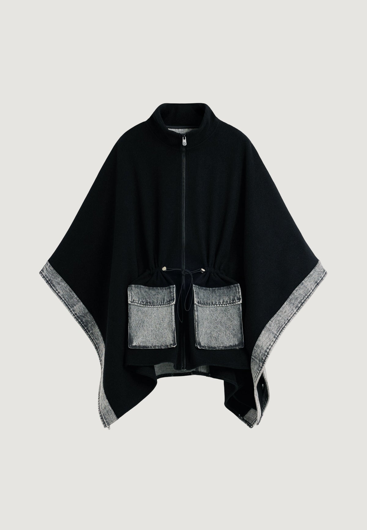Hood Desigual PONCHO_DENIM ALDAMA GREY