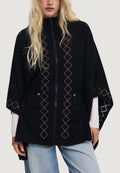 Mantella Desigual PONCHO_EMBROIDERY ALDAMA