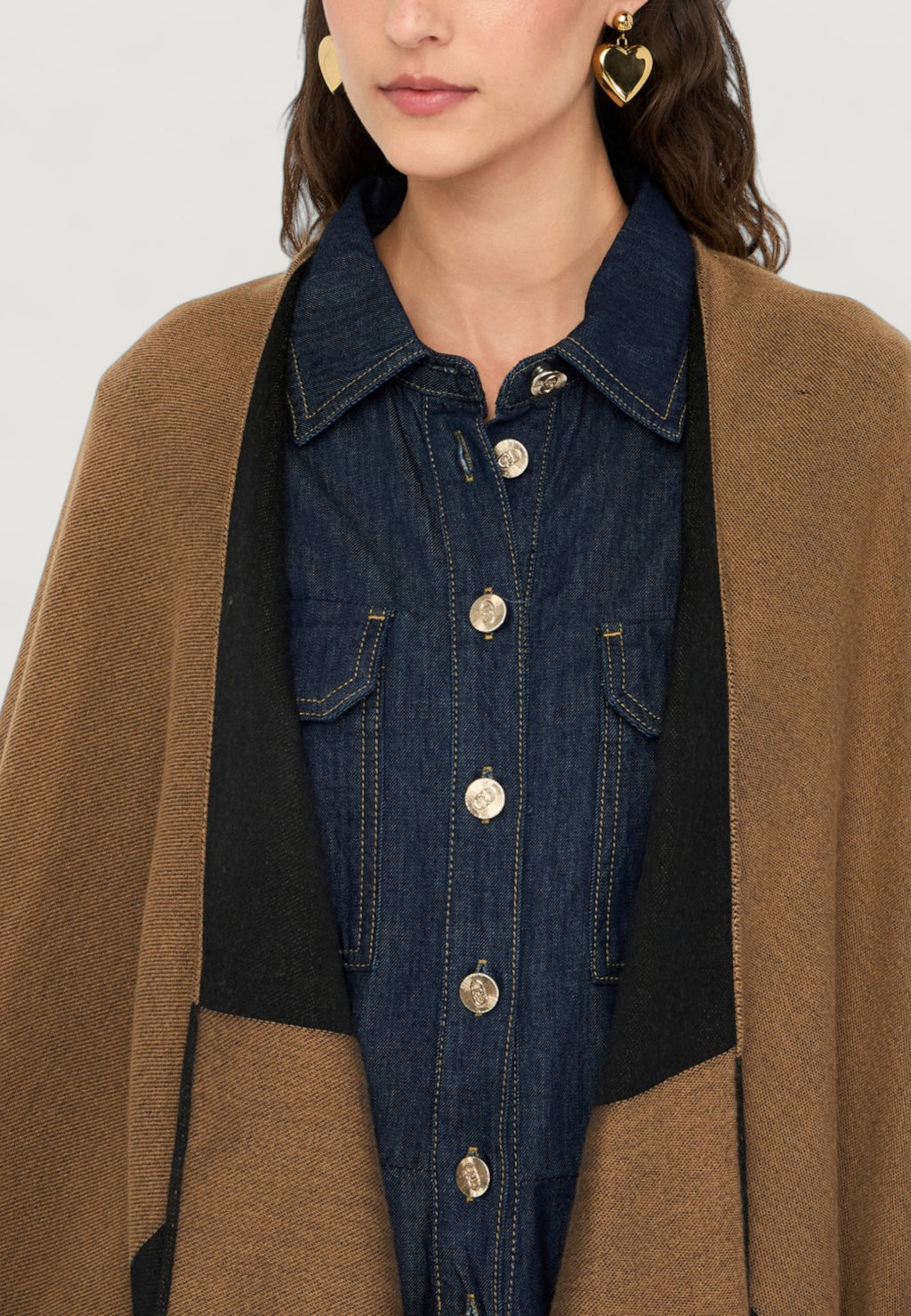 Hood Liu-Jo PONCHO OVAL MONOGRAM