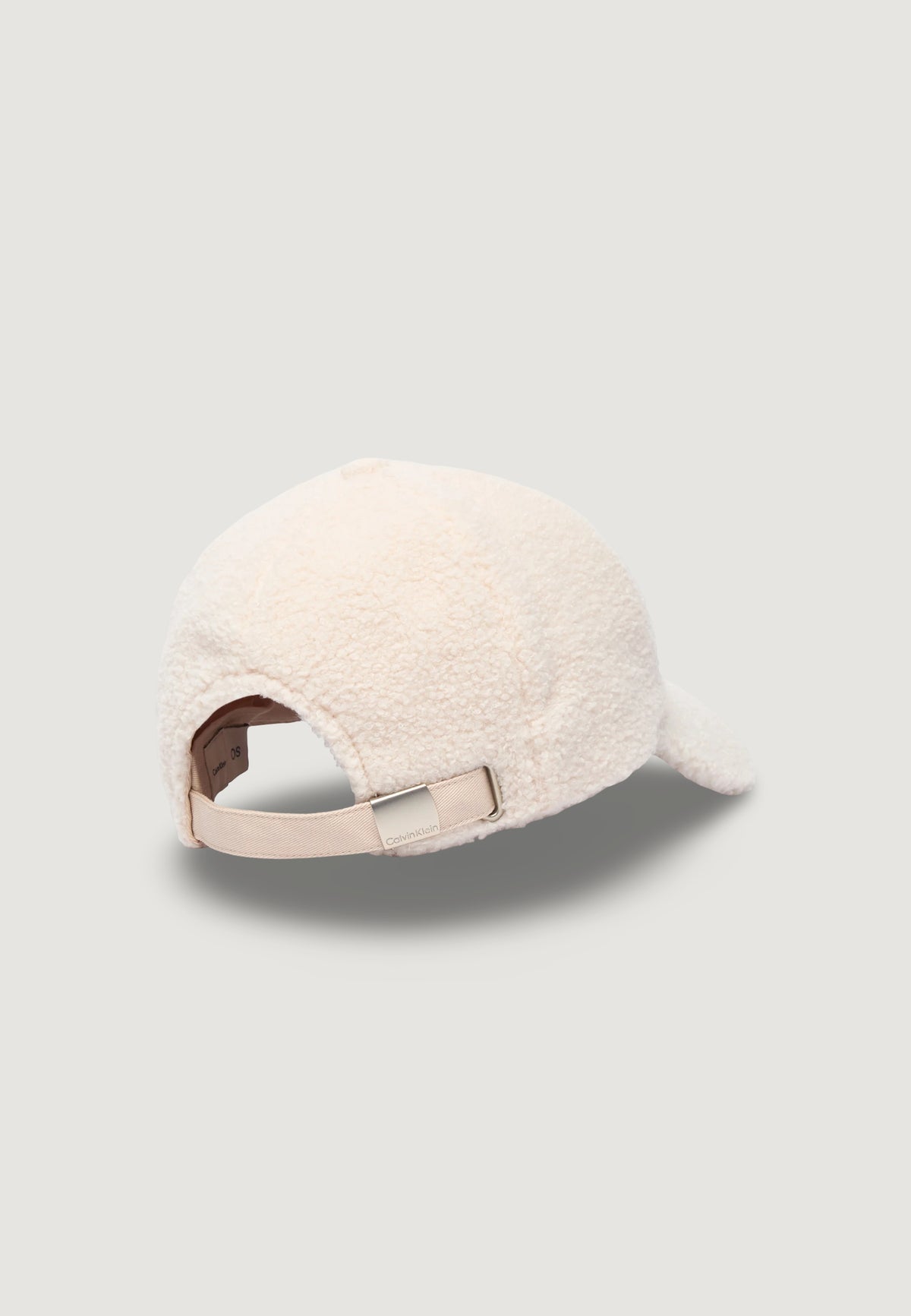 Cappello con visiera Calvin Klein ALL-OVER SHERPA W/ PATCH CAP
