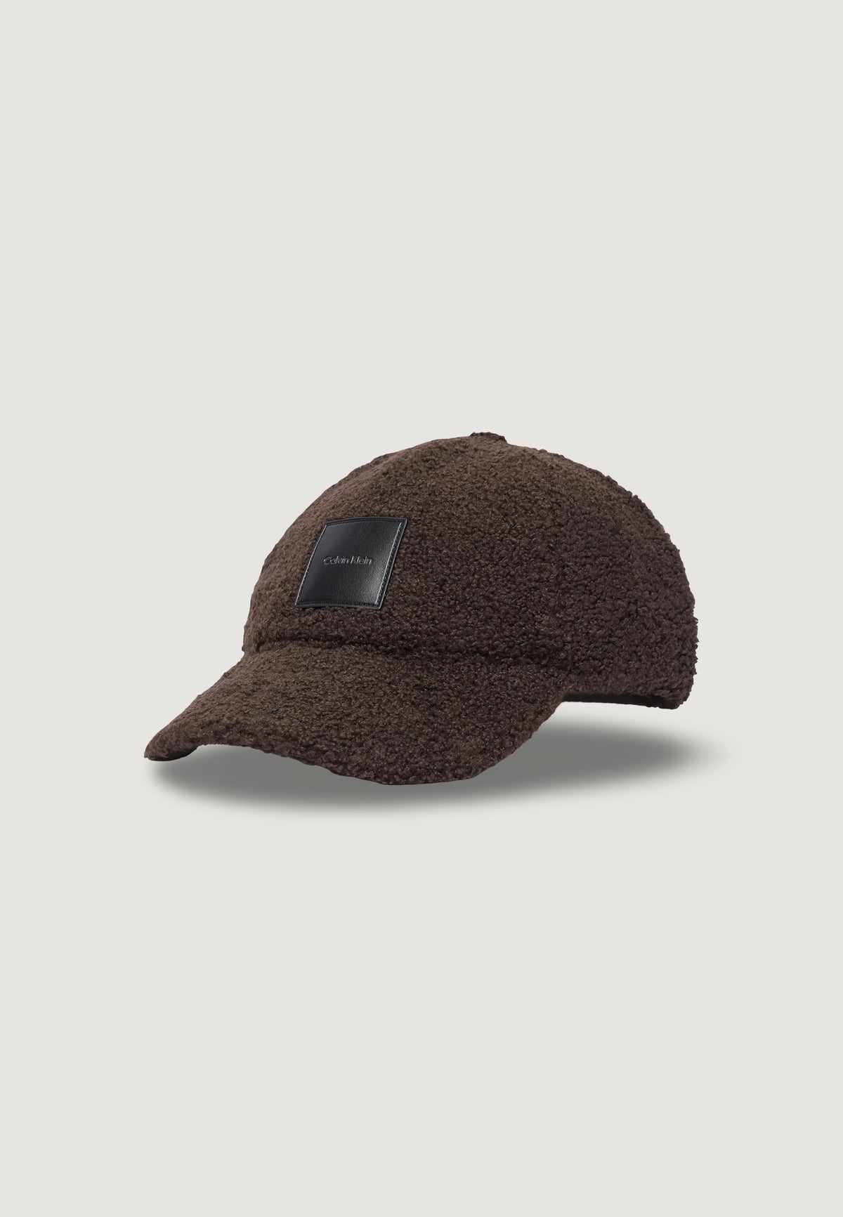 Cappello con visiera Calvin Klein ALL-OVER SHERPA W/ PATCH CAP