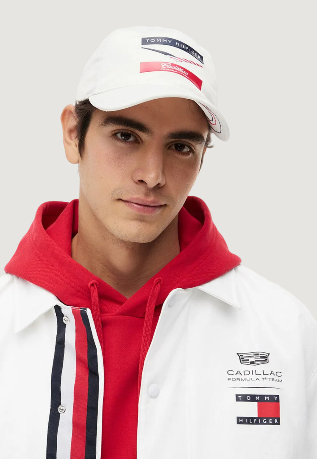 Cappello con visiera Tommy Hilfiger TH X CF1 CHEVRON CAP