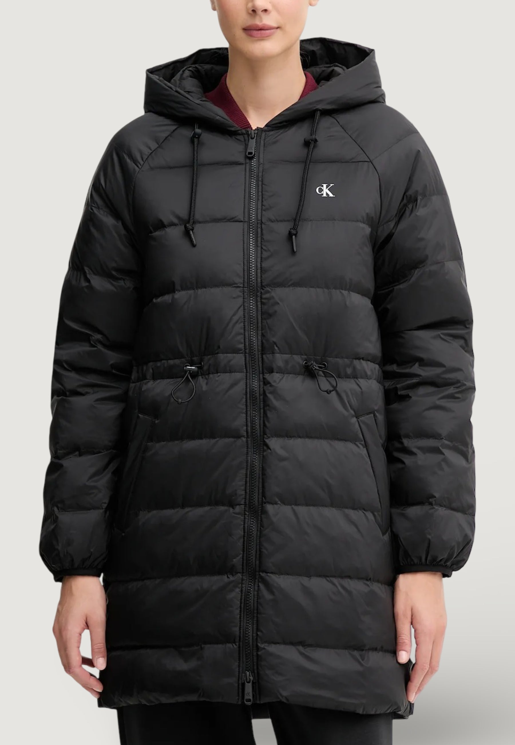 Coat Calvin Klein Jeans LIGHTWEIGHT LOGO MID