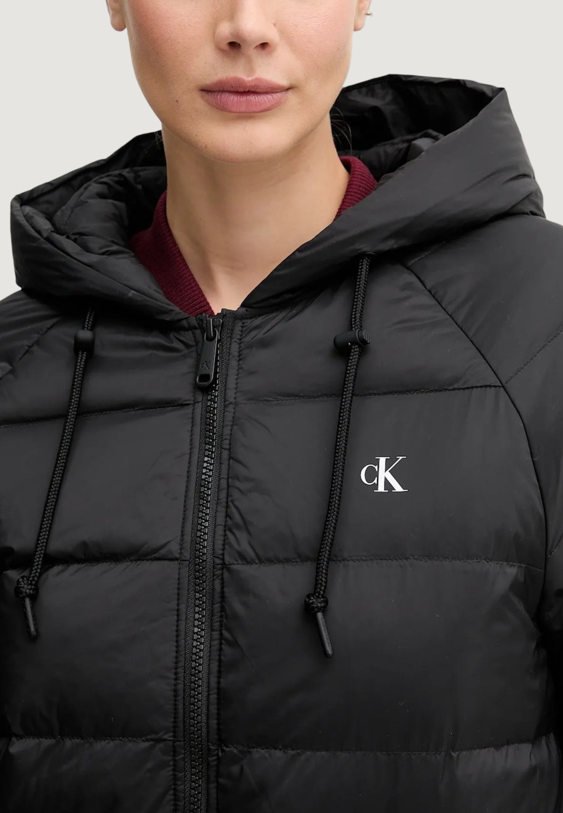 Coat Calvin Klein Jeans LIGHTWEIGHT LOGO MID