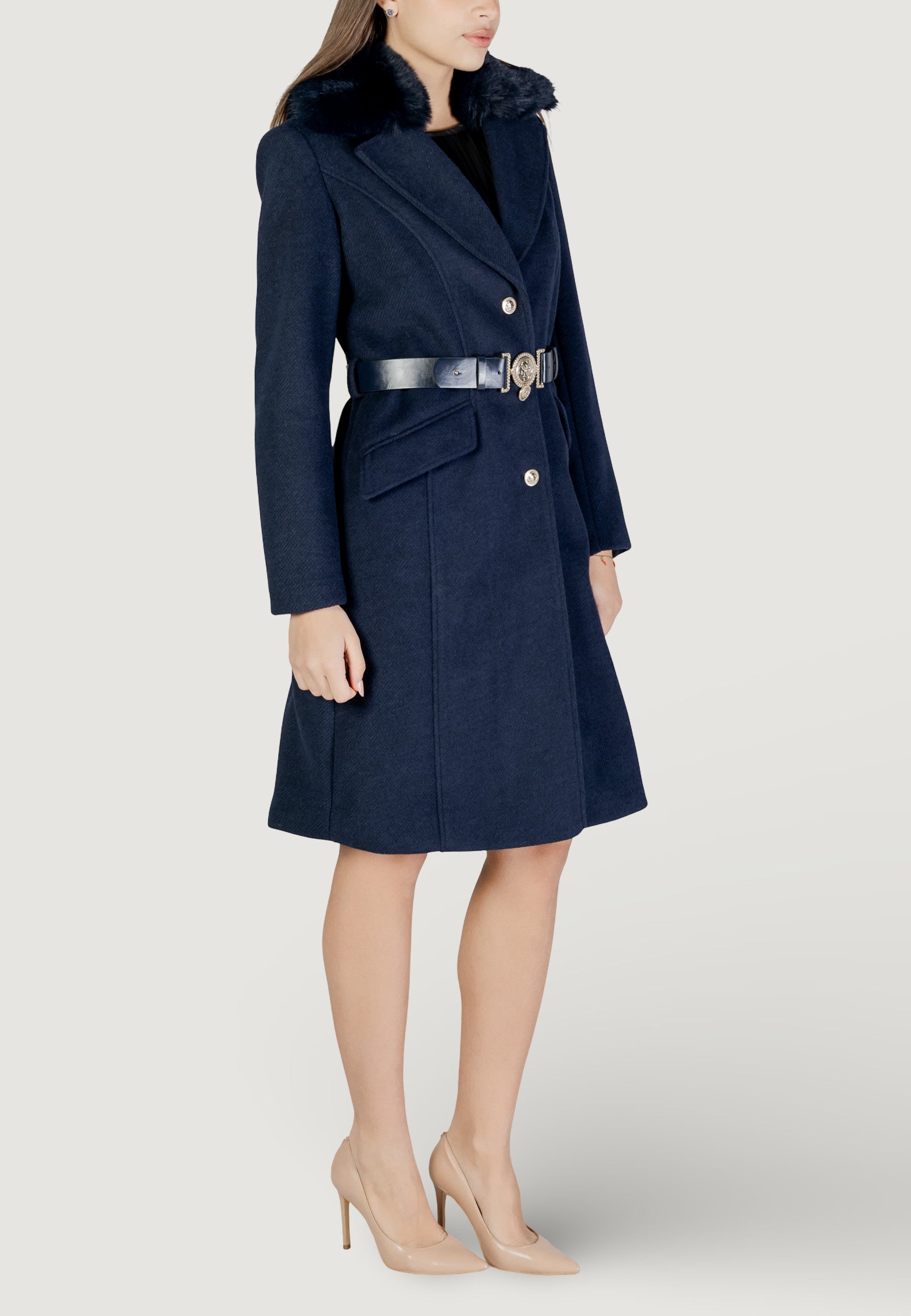 Coat Guess NEW PATRICE BELTED COAT