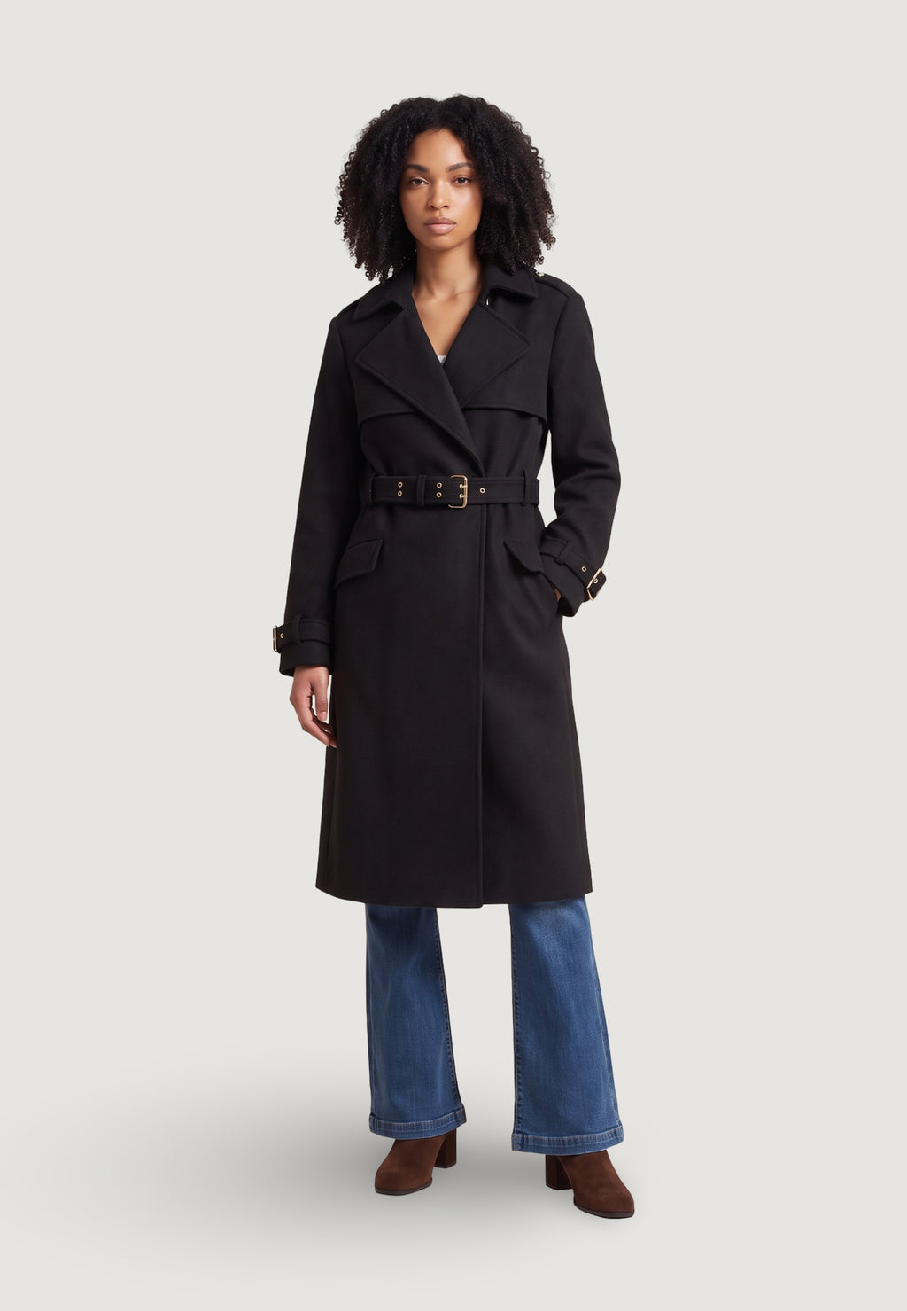 Coat Guess EVE MELTON TRENCH