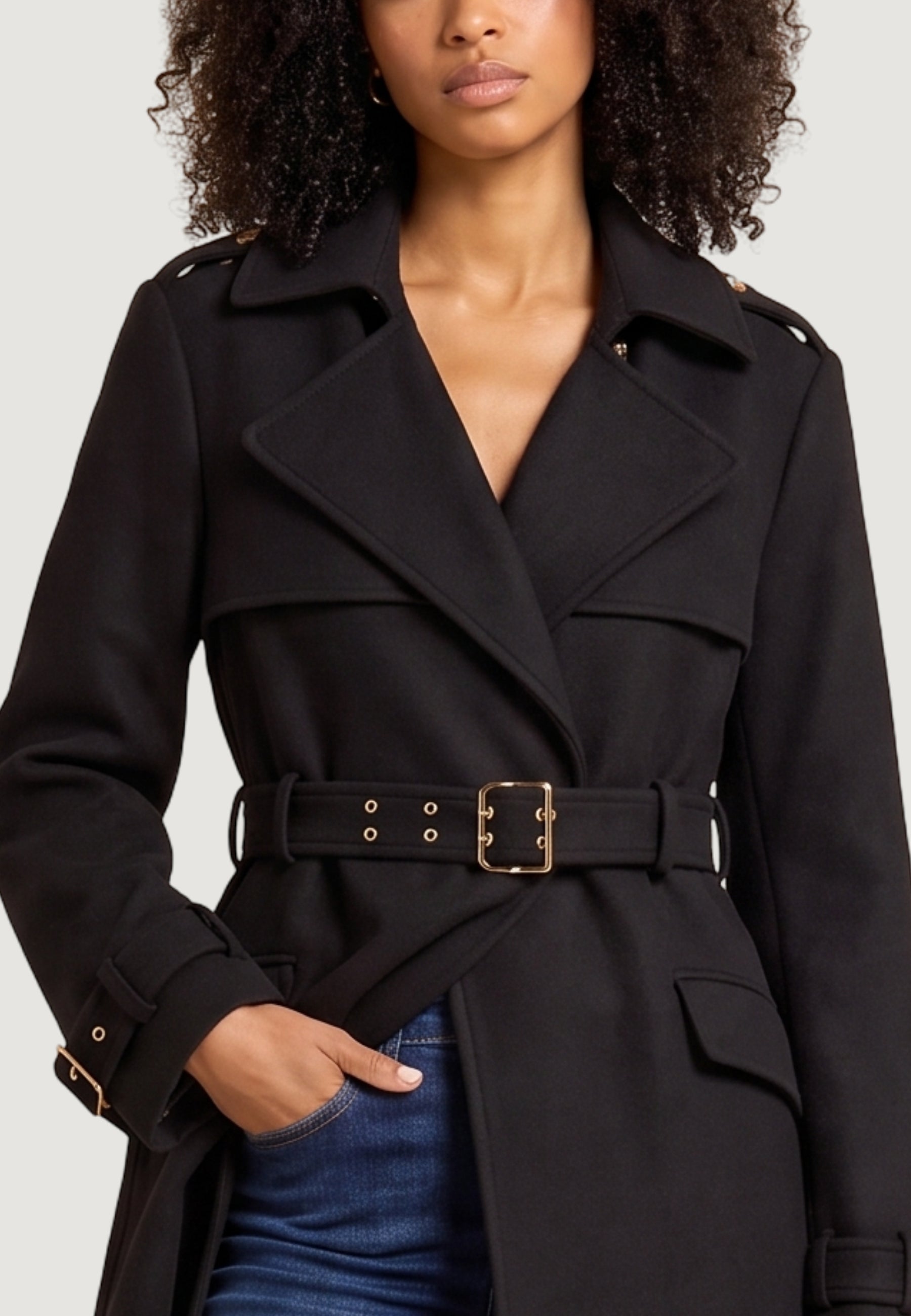 Coat Guess EVE MELTON TRENCH