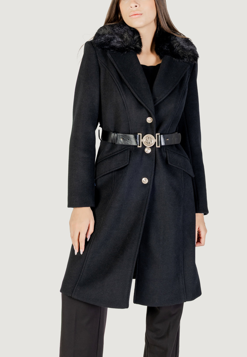 Coat Guess NEW PATRICE BELTED COAT