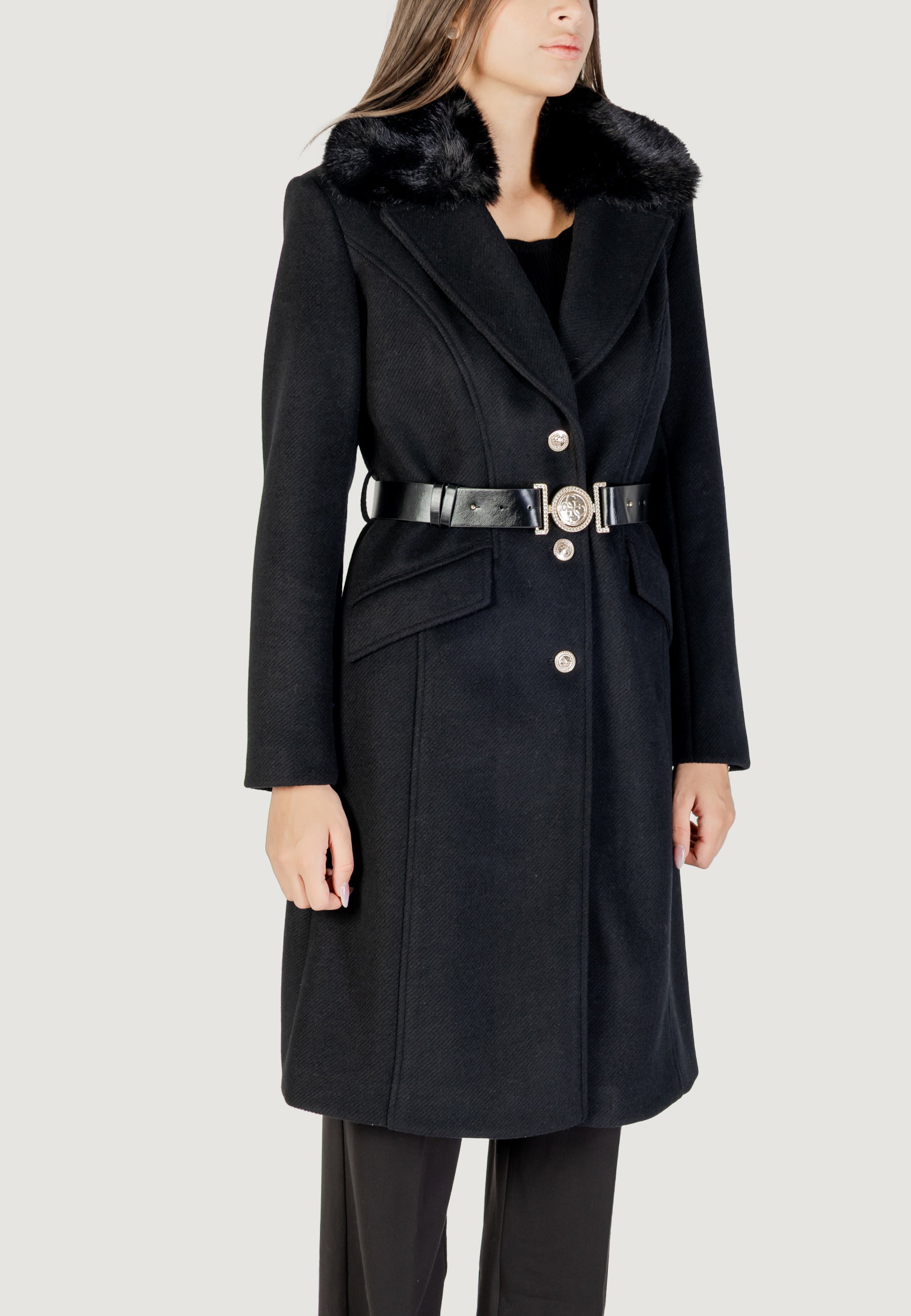 Coat Guess NEW PATRICE BELTED COAT