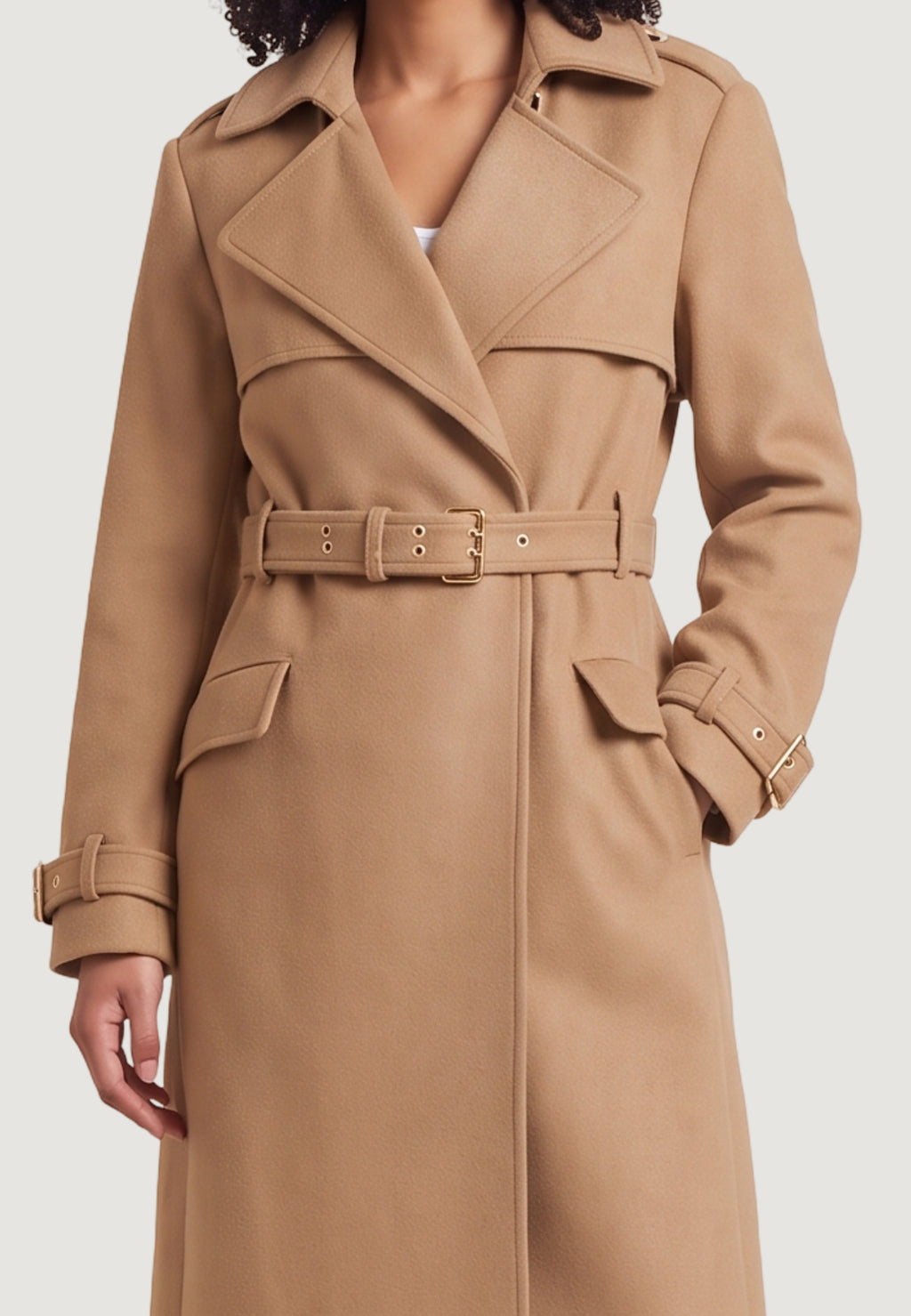 Coat Guess EVE MELTON TRENCH