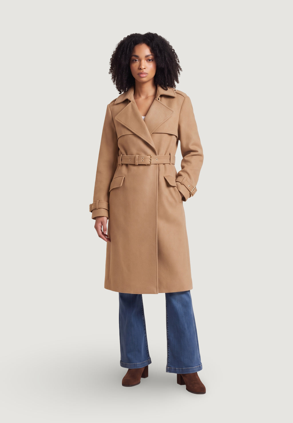 Coat Guess EVE MELTON TRENCH