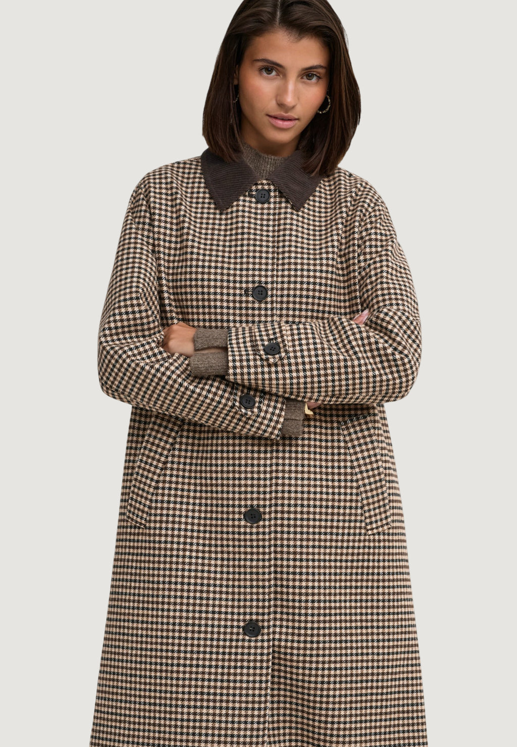 Cappotto Jacqueline de Yong Jdyvalerie Check Coat Otw Yfm