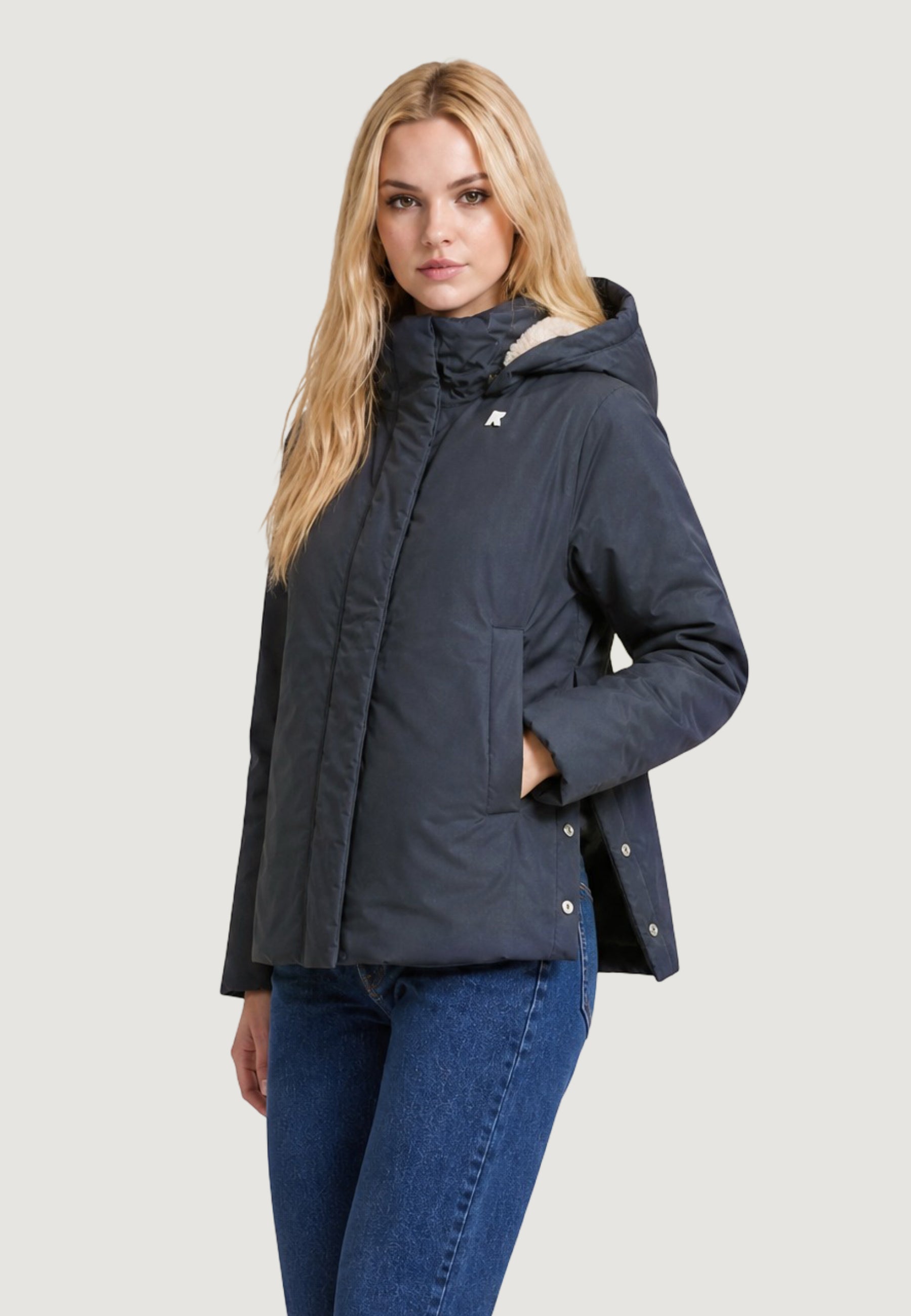 Coat Kway Marlette Twill Soft Beaver