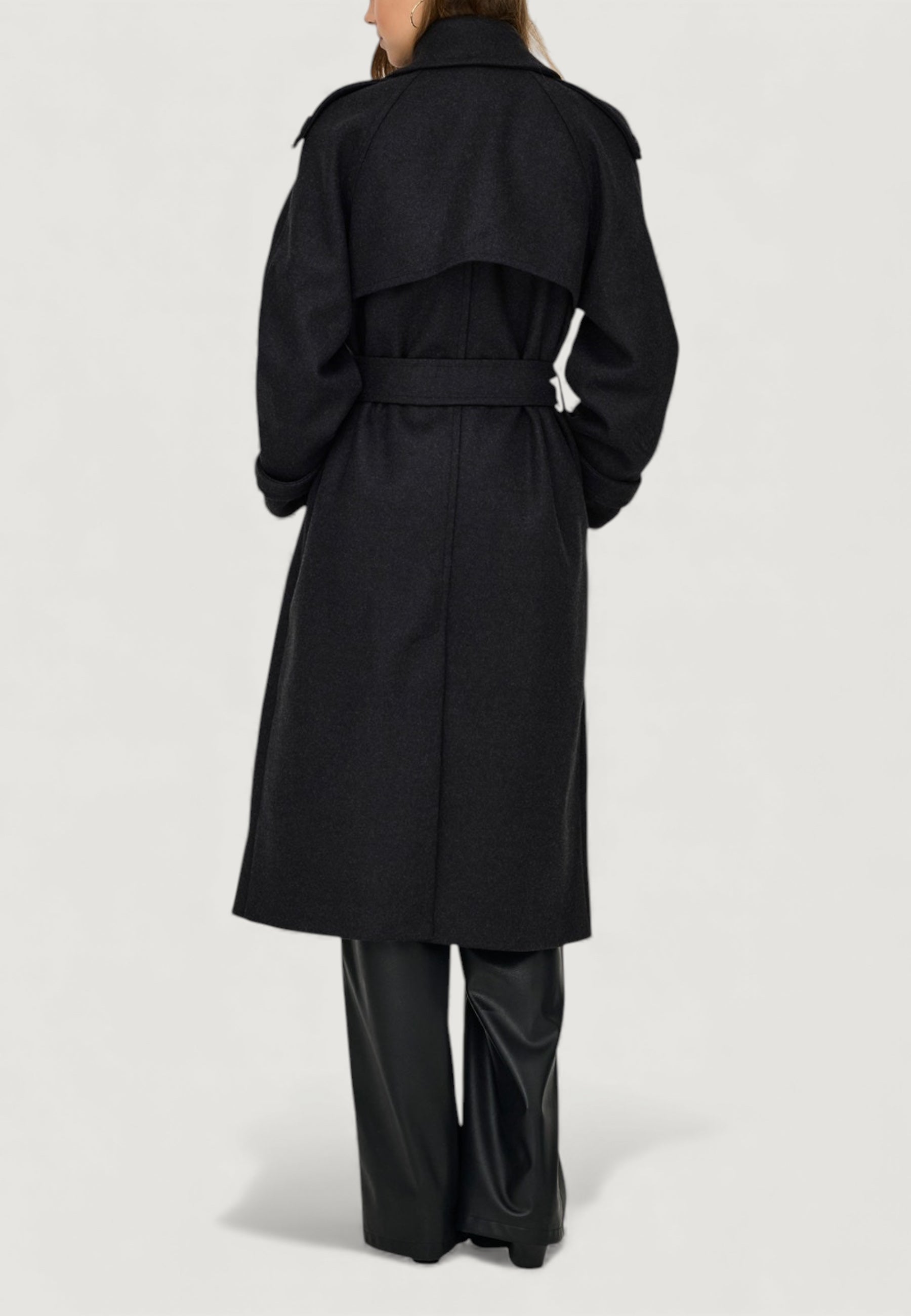 Coat Only ONLDEAR-TRILLION LONG BELT COAT PNT NOOS